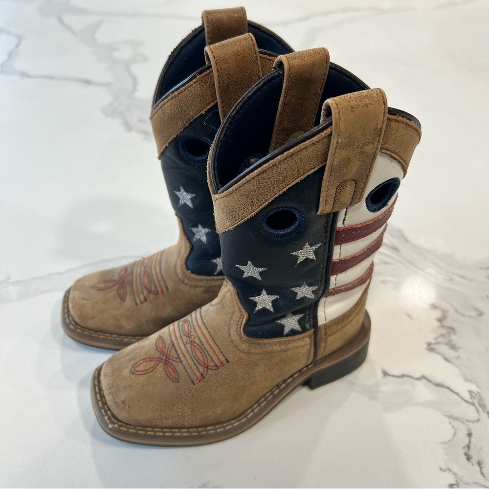 Kids Patriotic Cowboy Boots